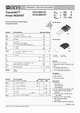 DataSheet IXTH160N10T pdf